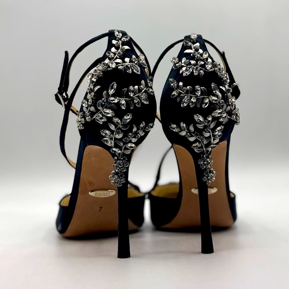 Badgley Mischka Black Evening/ Bridal Heels